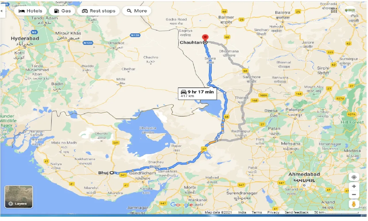 bhuj-to-chauhtan-taxi