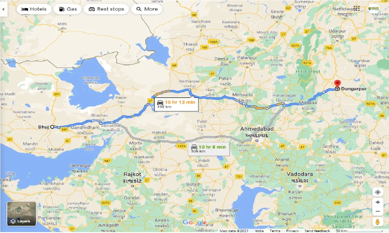 bhuj-to-dungarpur-one-way