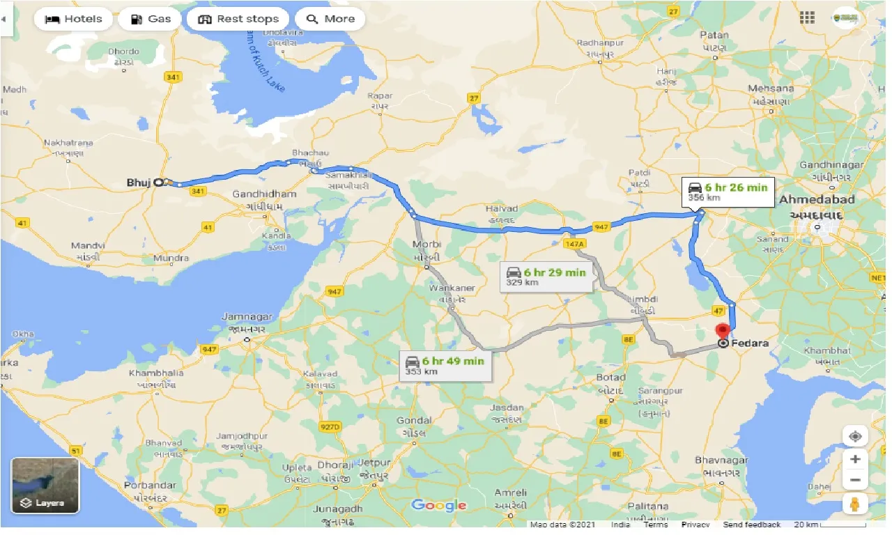 bhuj-to-fedara-taxi