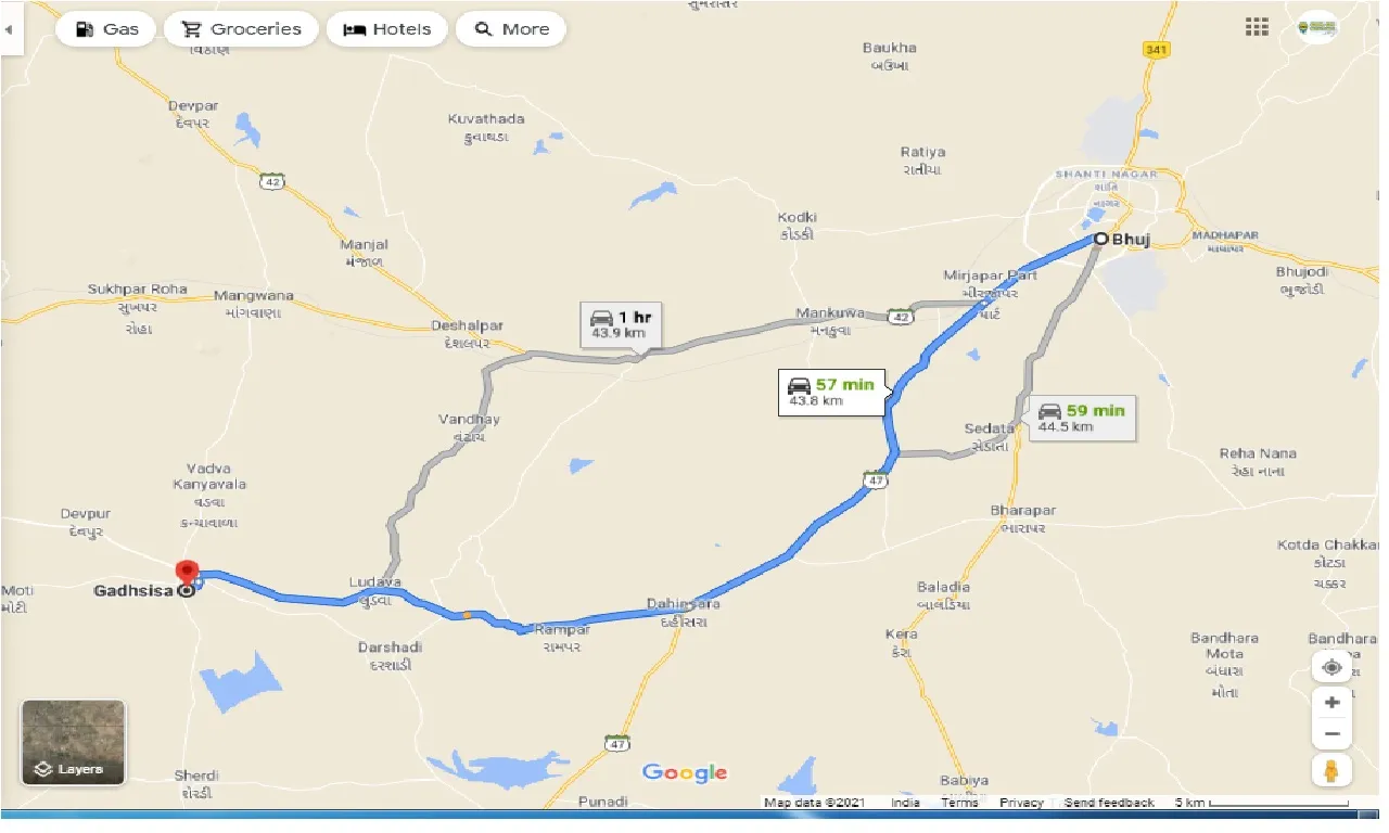 Bhuj To Gadhsisa Taxi bhuj-to-gadhsisa-taxi