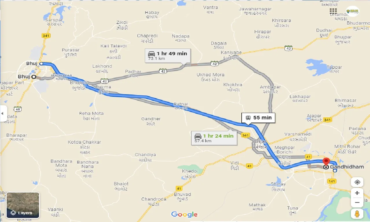 bhuj-to-gandhidham-one-way