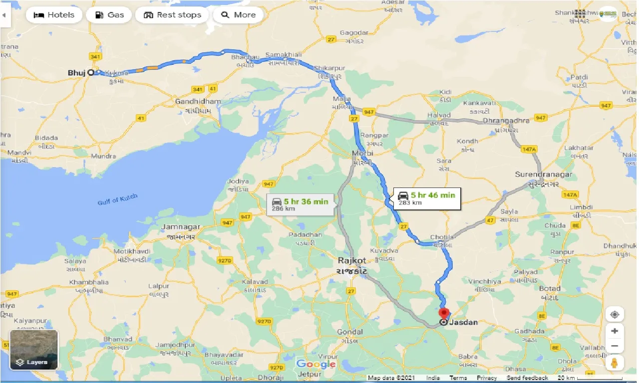 bhuj-to-jasdan-one-way