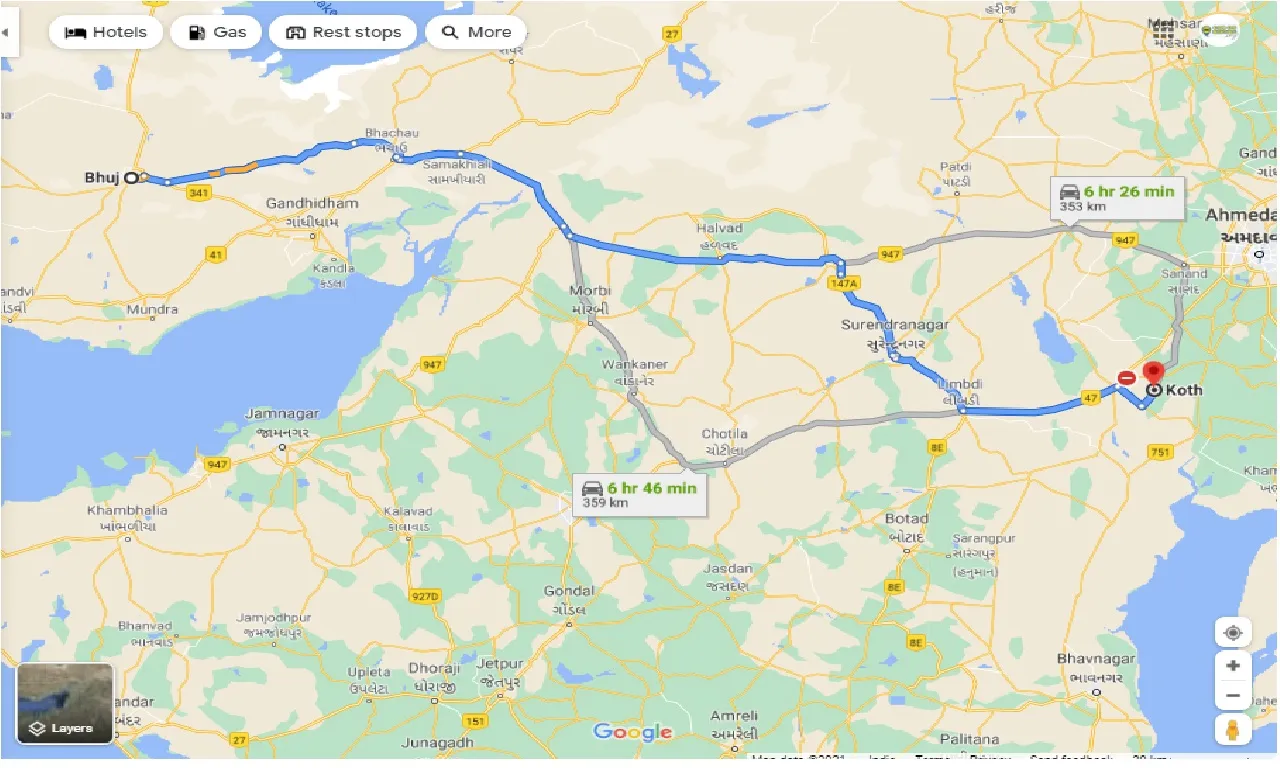Bhuj To Koth One Way bhuj-to-koth-one-way