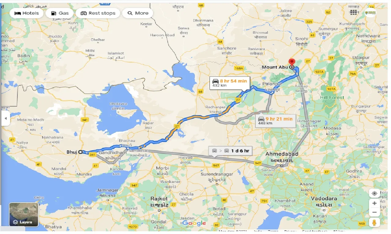 bhuj-to-mount-abu-round-trip