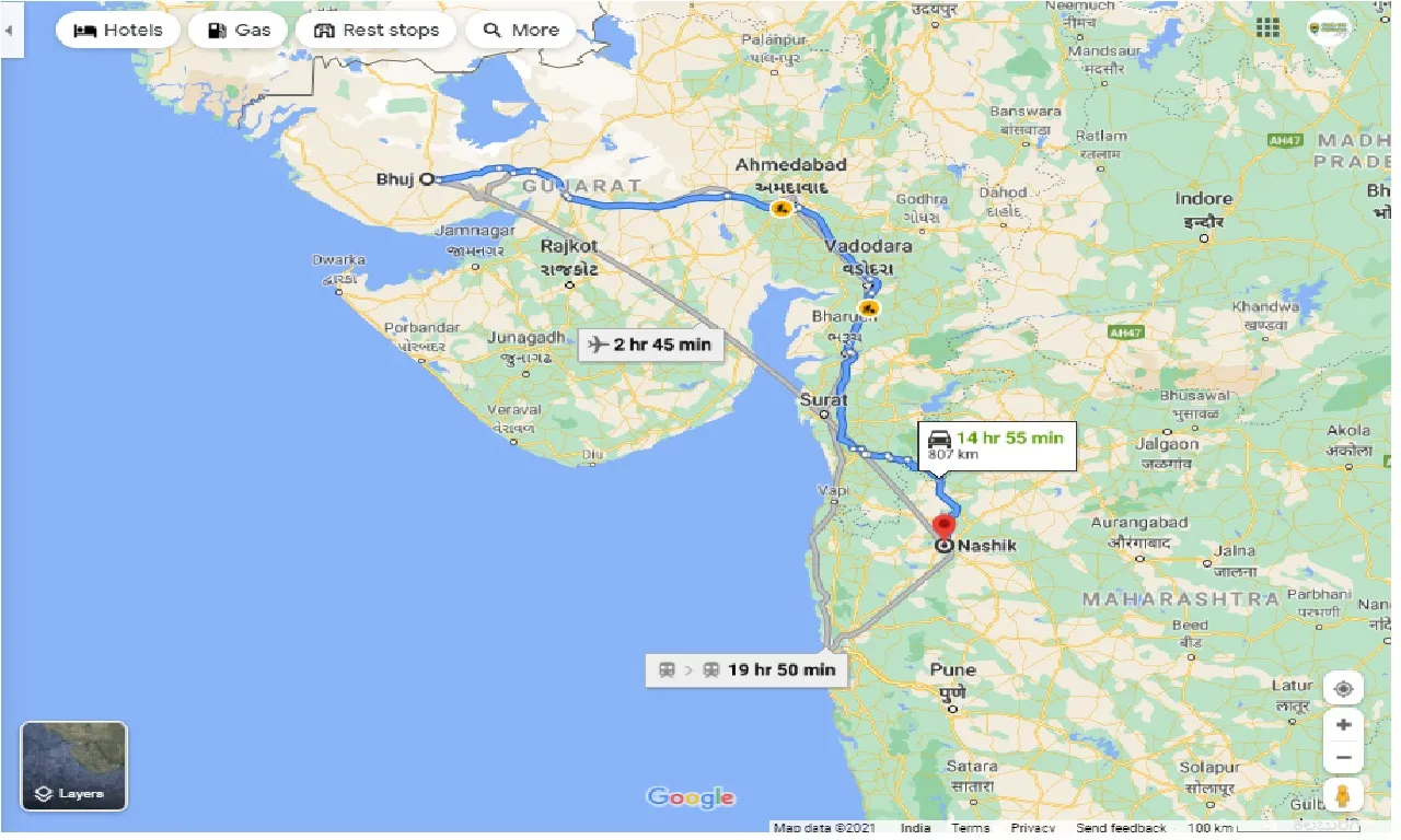 bhuj-to-nashik-taxi