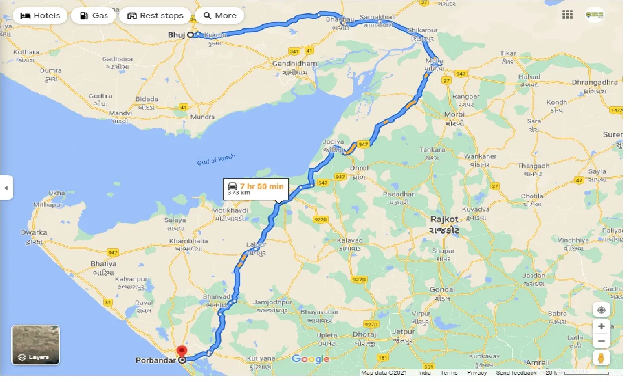 bhuj-to-porbandar-one-way