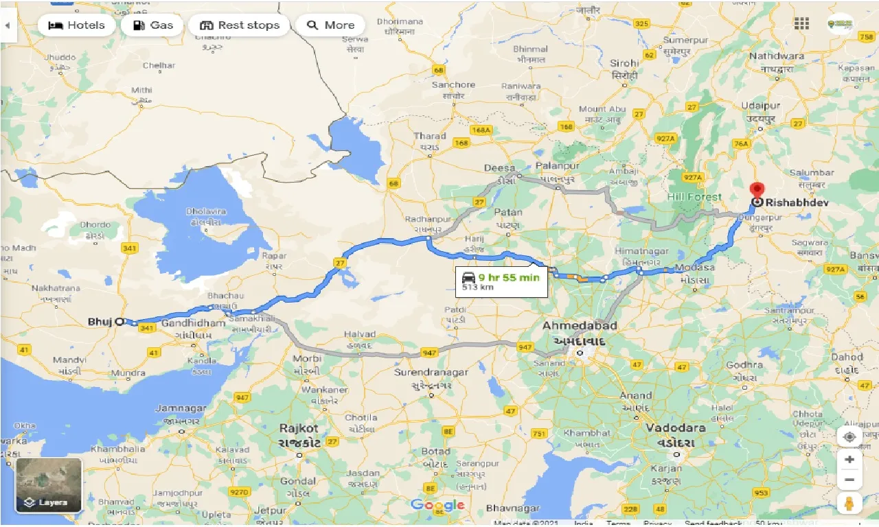 bhuj-to-rishabhdev-one-way