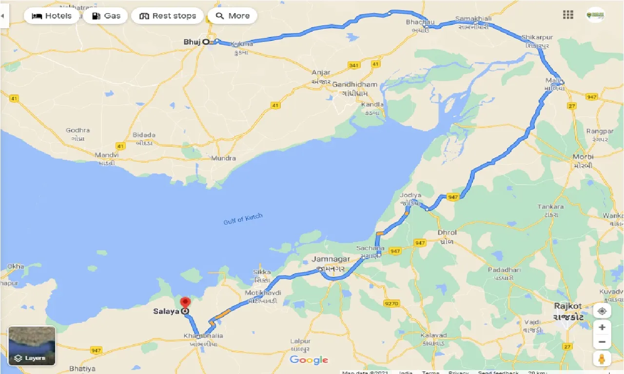 bhuj-to-salaya-one-way
