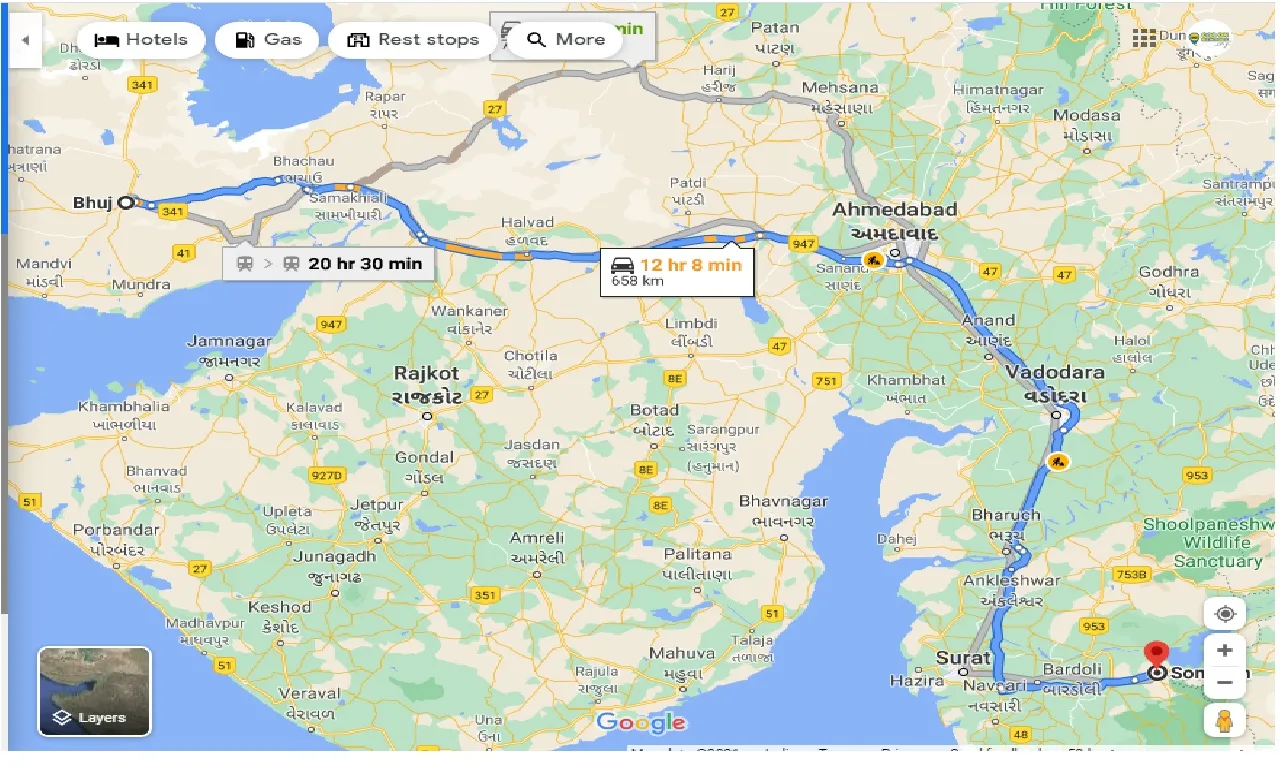 bhuj-to-songadh-one-way