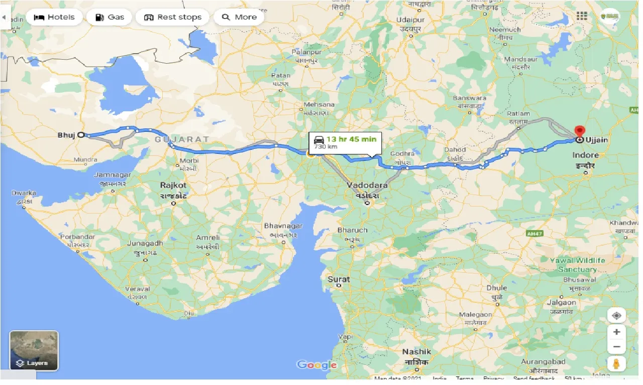 bhuj-to-ujjain-taxi