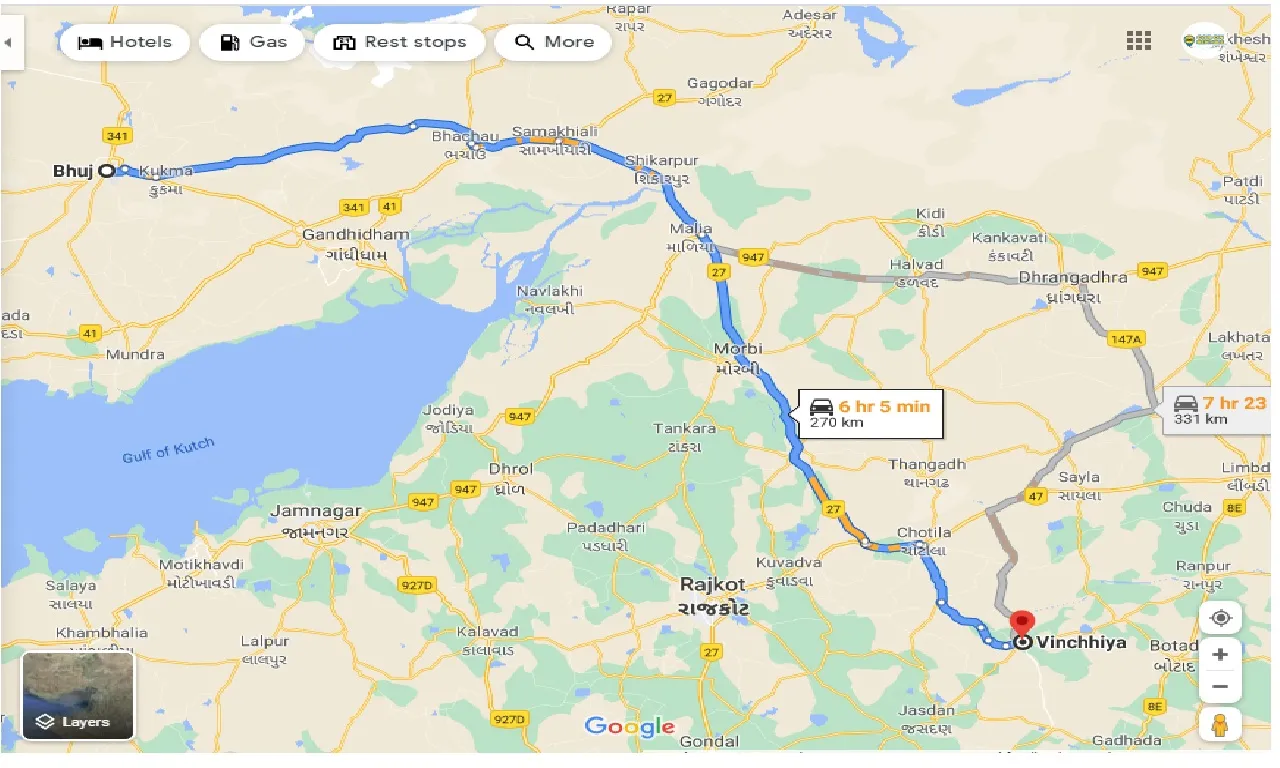 bhuj-to-vinchhiya-taxi