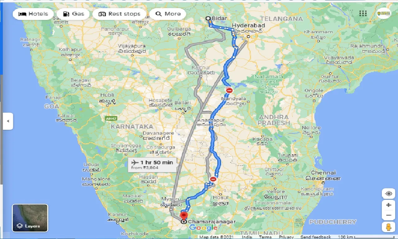 bidar-to-chamarajanagar-one-way