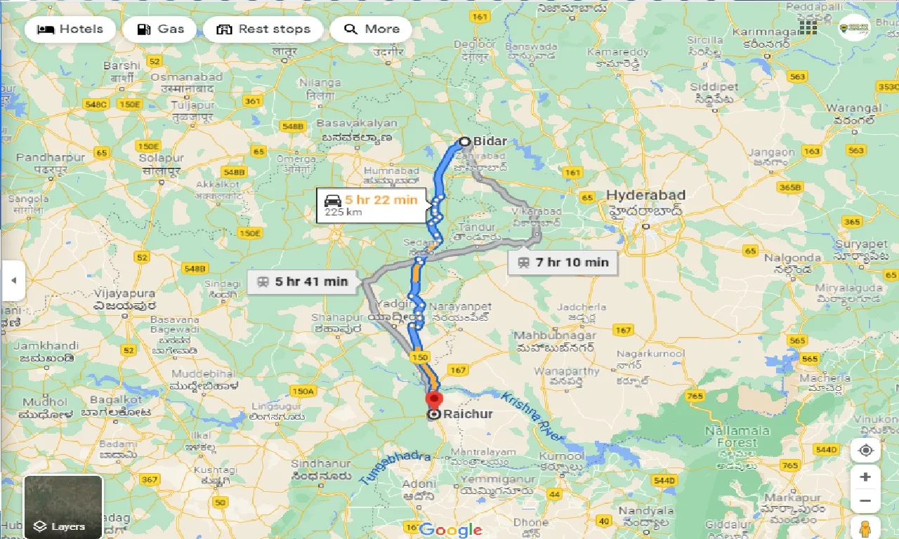 bidar-to-raichur-round-trip