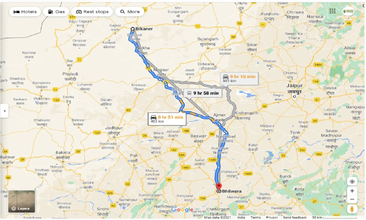 bikaner-to-bhilwara-one-way