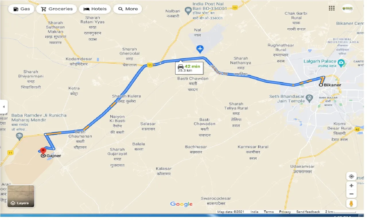bikaner-to-gajner-round-trip