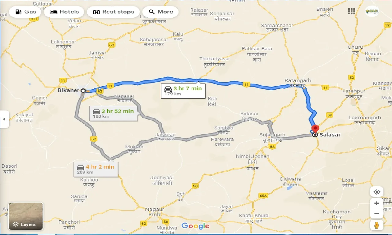bikaner-to-salasar-one-way