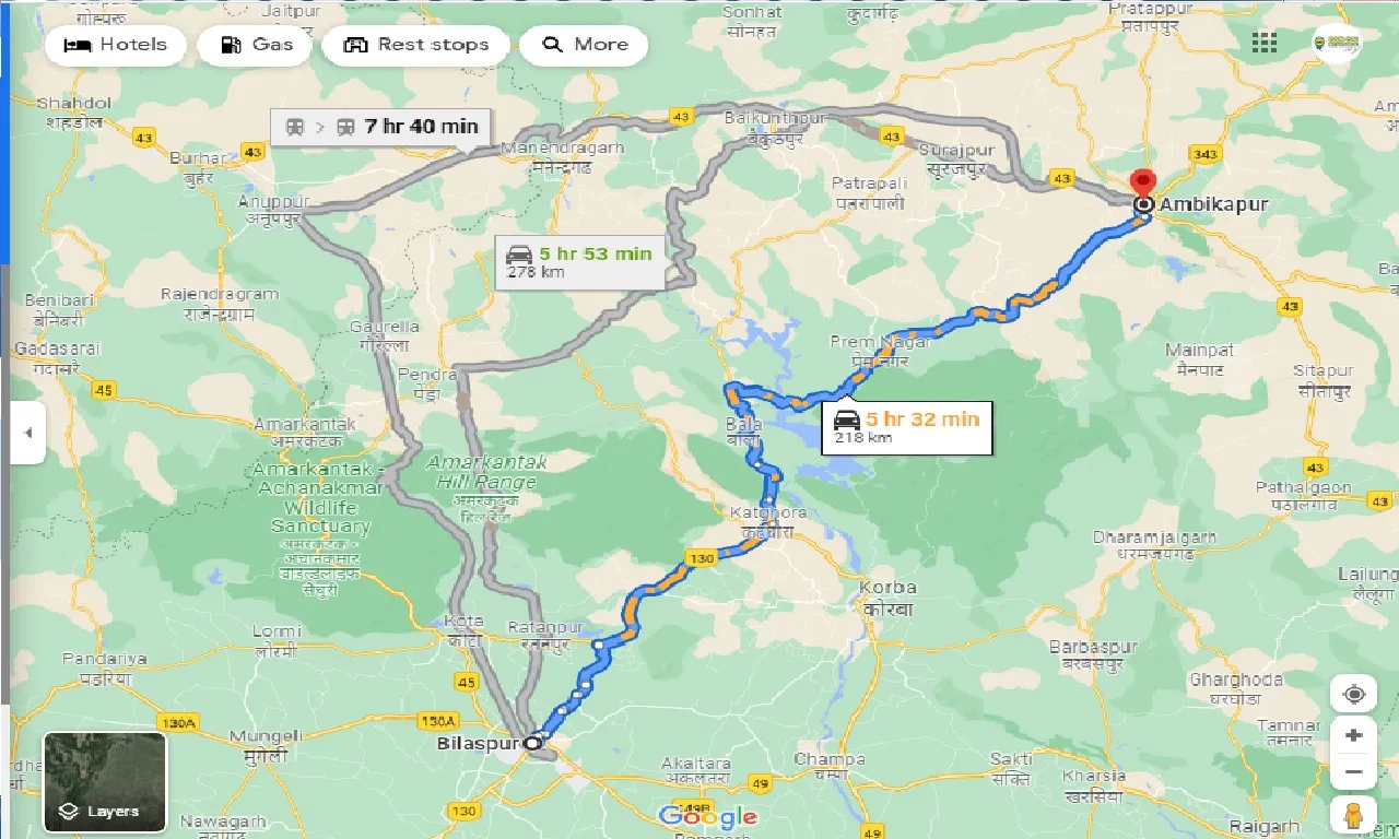 bilaspur-to-ambikapur-outstation