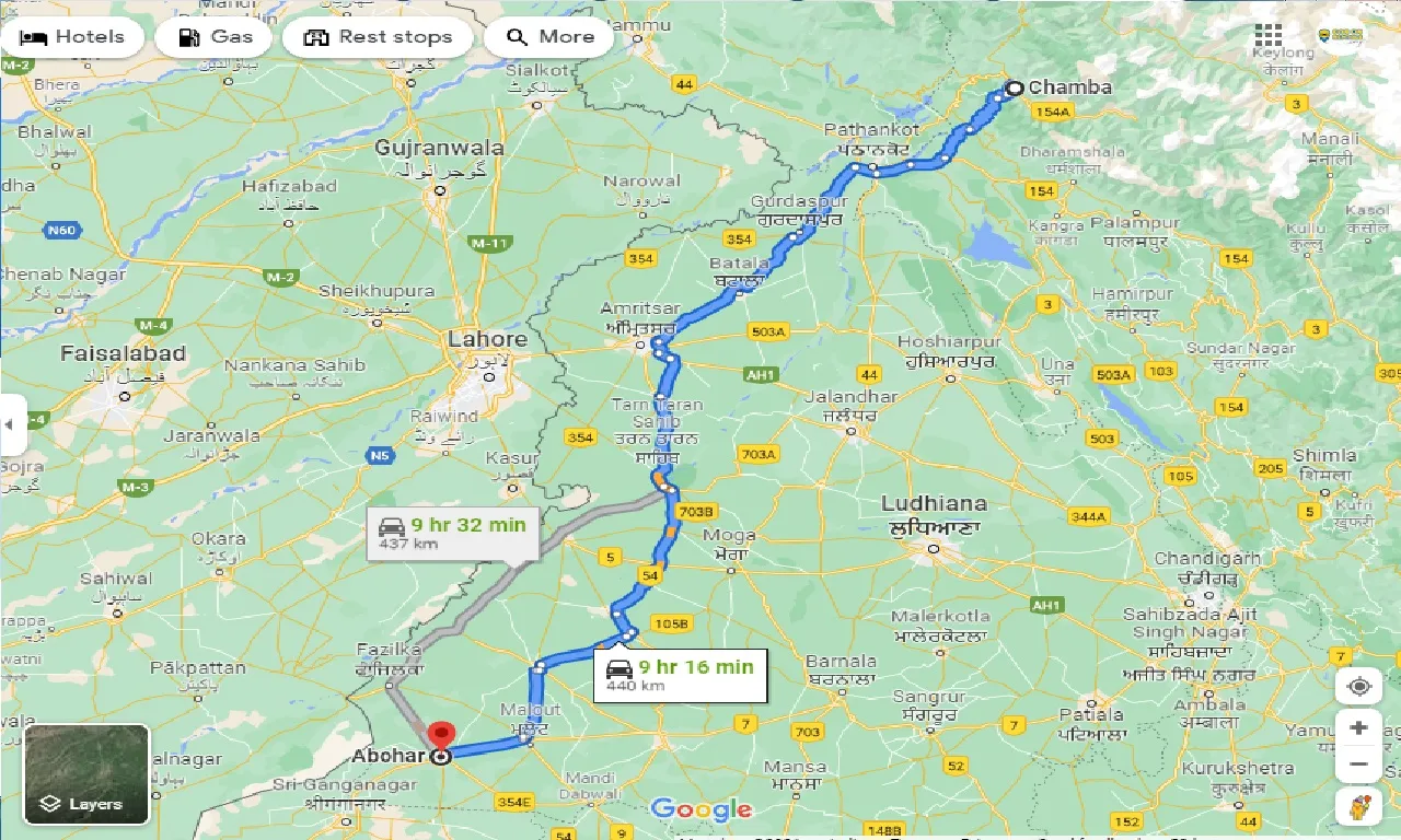 chamba-to-abohar-one-way