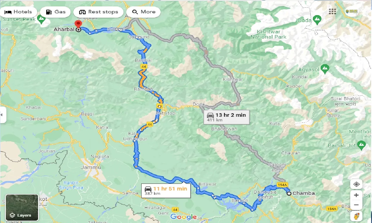 chamba-to-aharbal-one-way