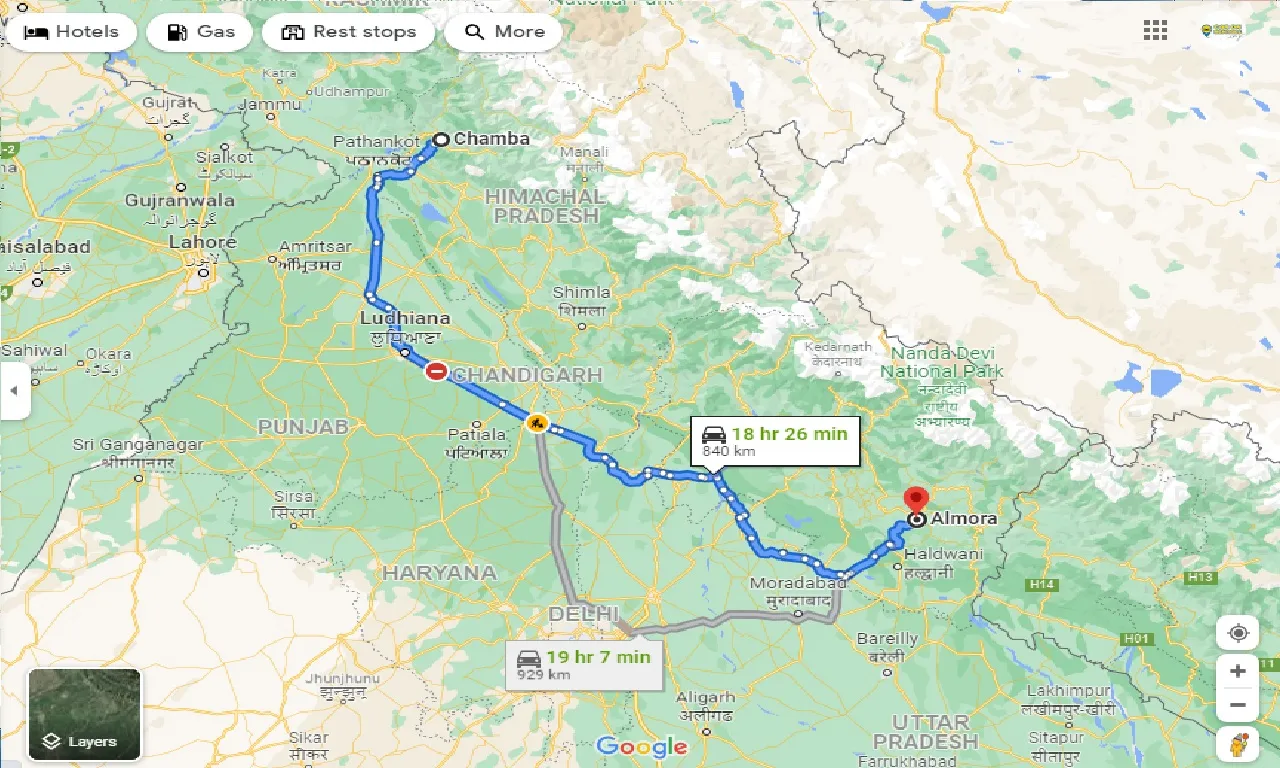 chamba-to-almora-one-way