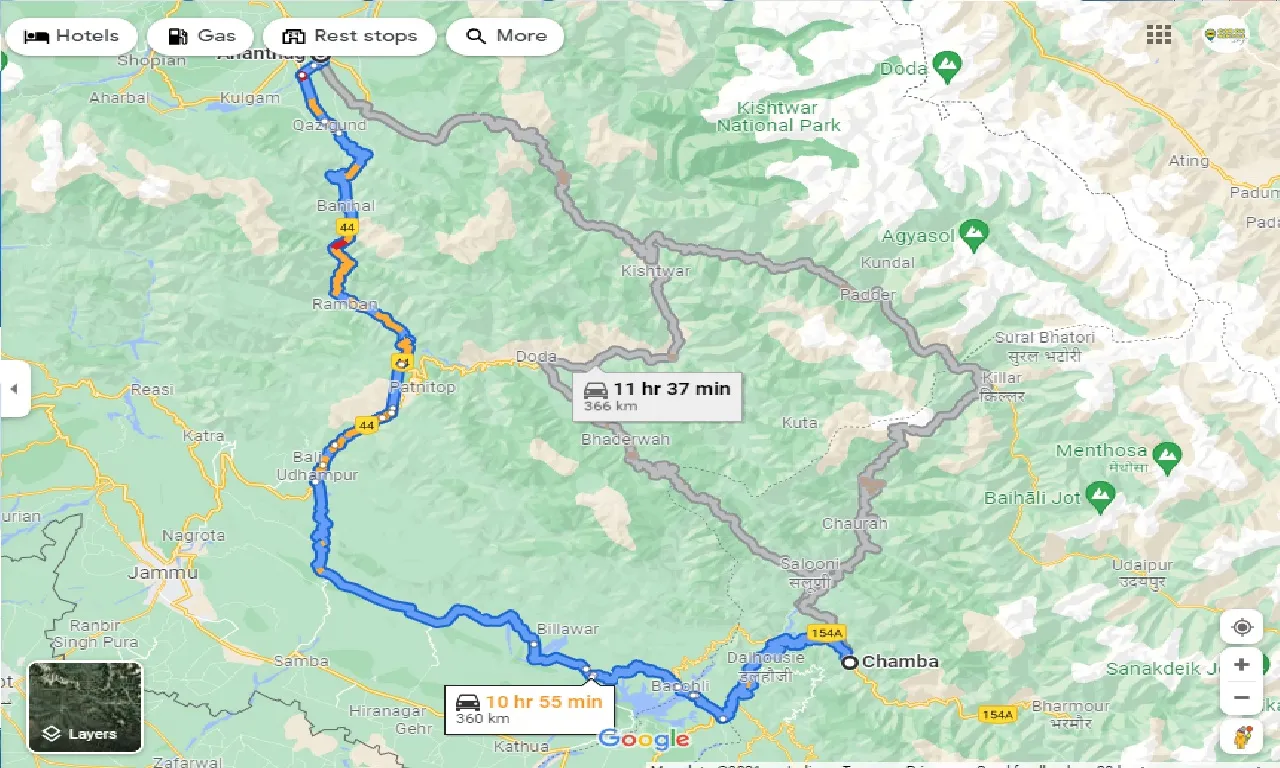 chamba-to-anantnag-taxi