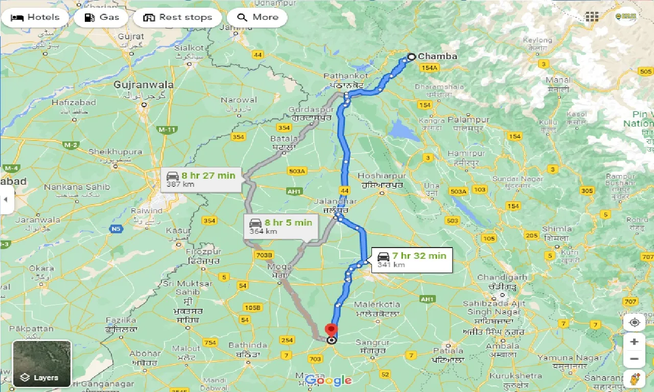 chamba-to-barnala-taxi