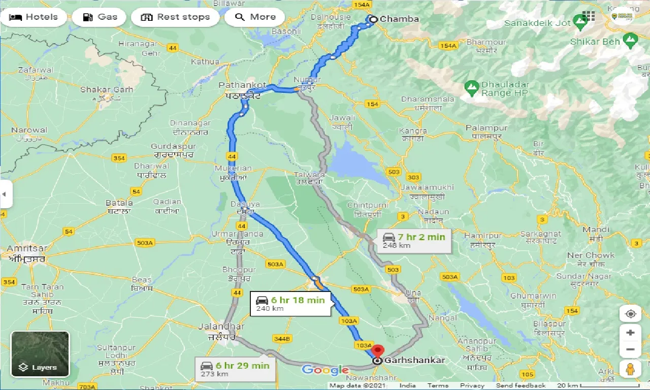 chamba-to-garhshankar-taxi