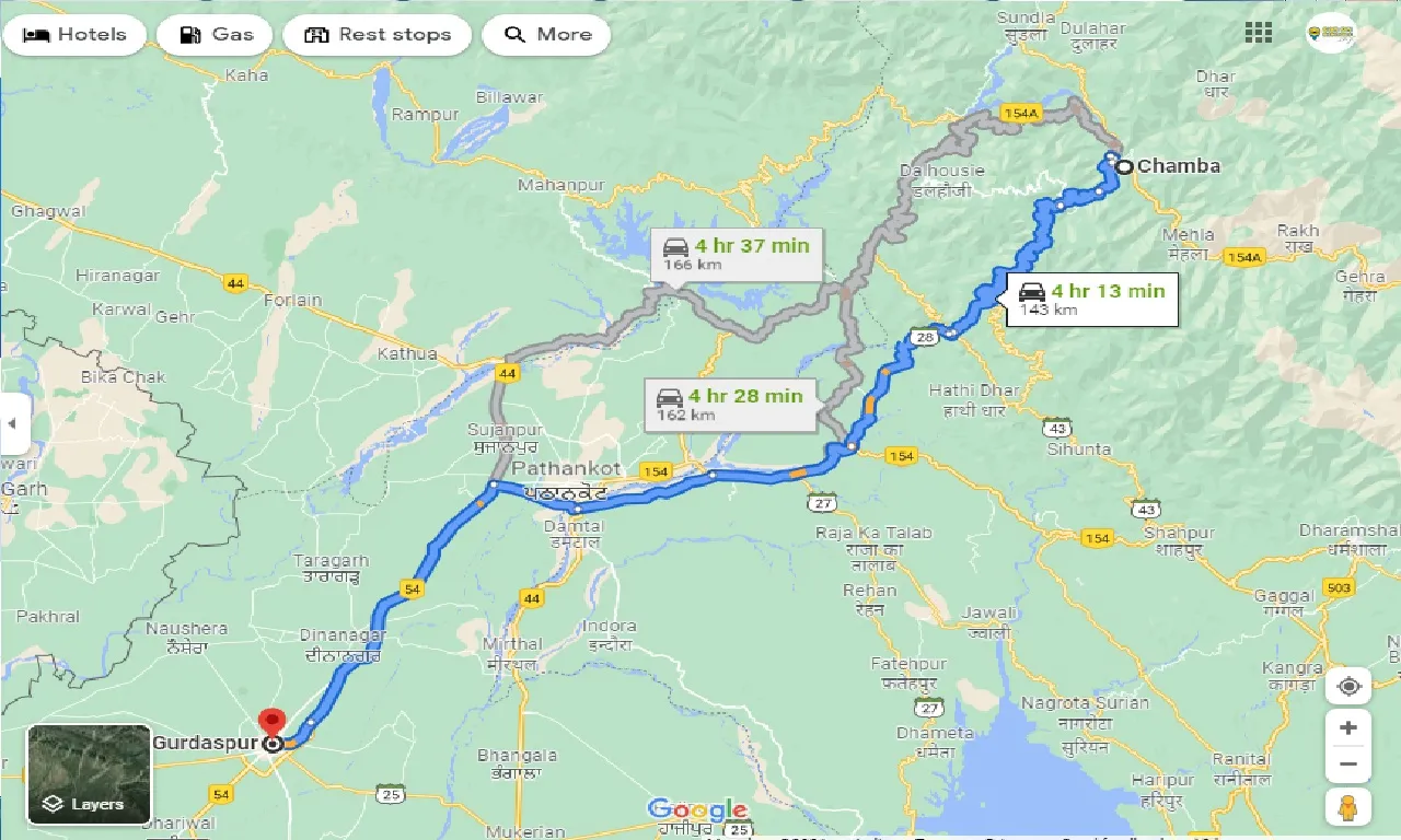 chamba-to-gurdaspur-taxi