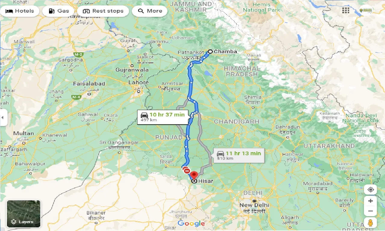 chamba-to-hisar-one-way