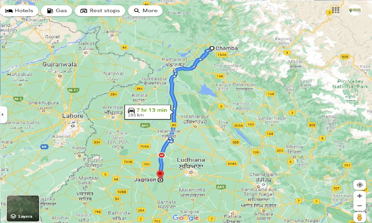 chamba-to-jagraon-taxi