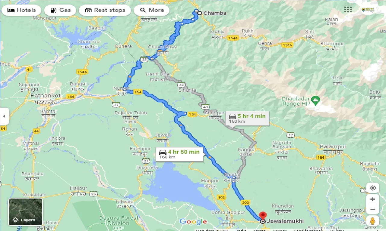 chamba-to-jawalamukhi-taxi