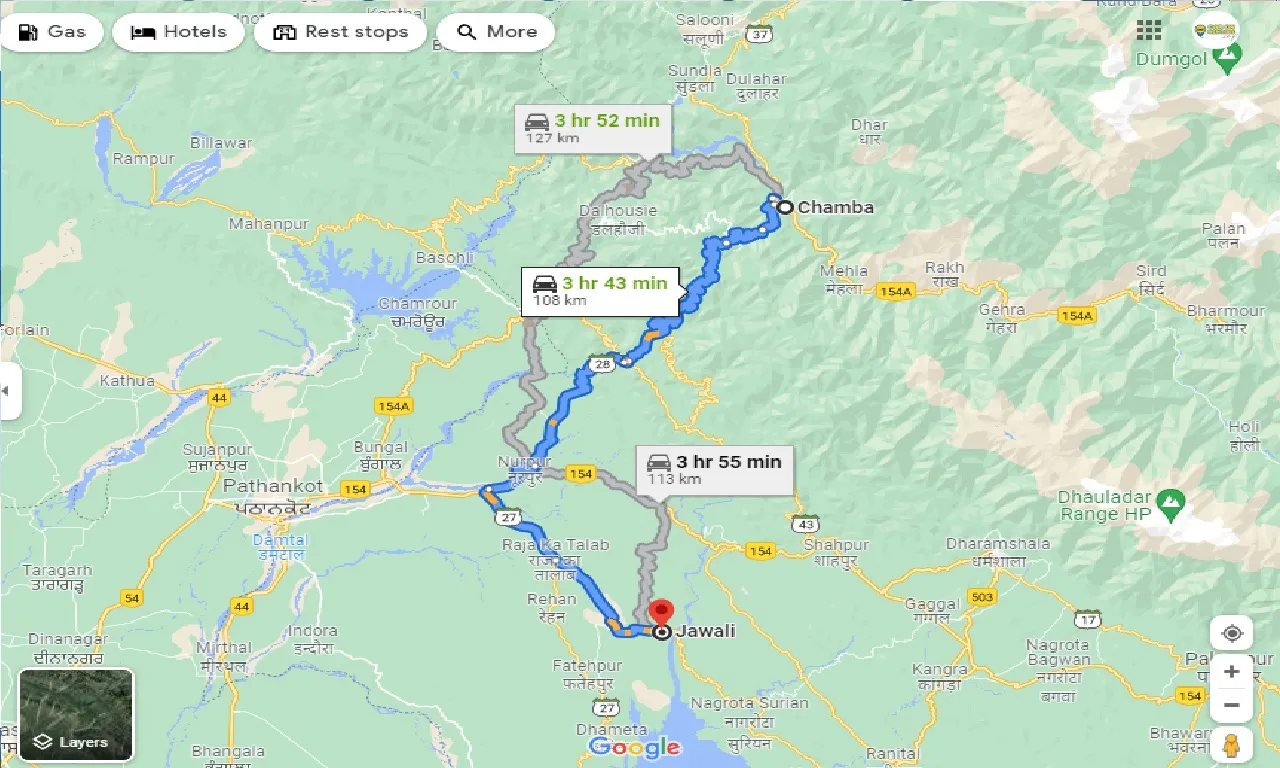 chamba-to-jawali-taxi