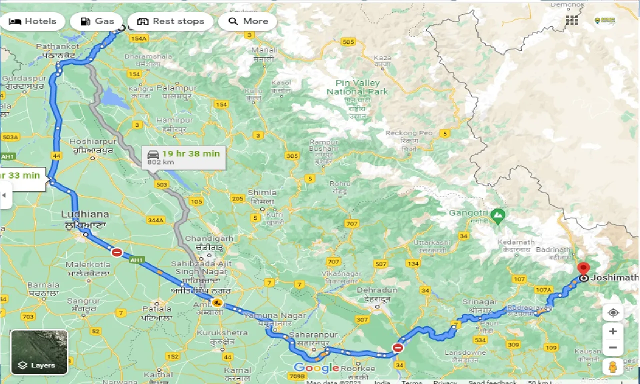 chamba-to-joshimath-one-way