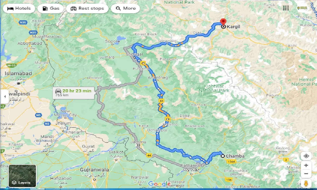 chamba-to-kargil-taxi