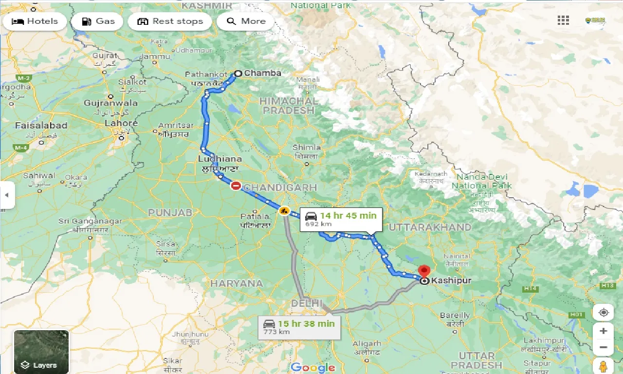 chamba-to-kashipur-one-way