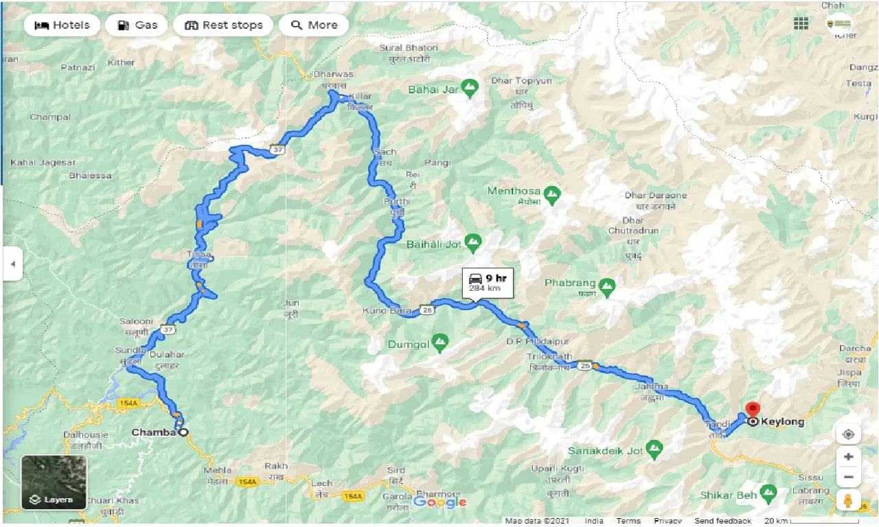 chamba-to-keylong-one-way