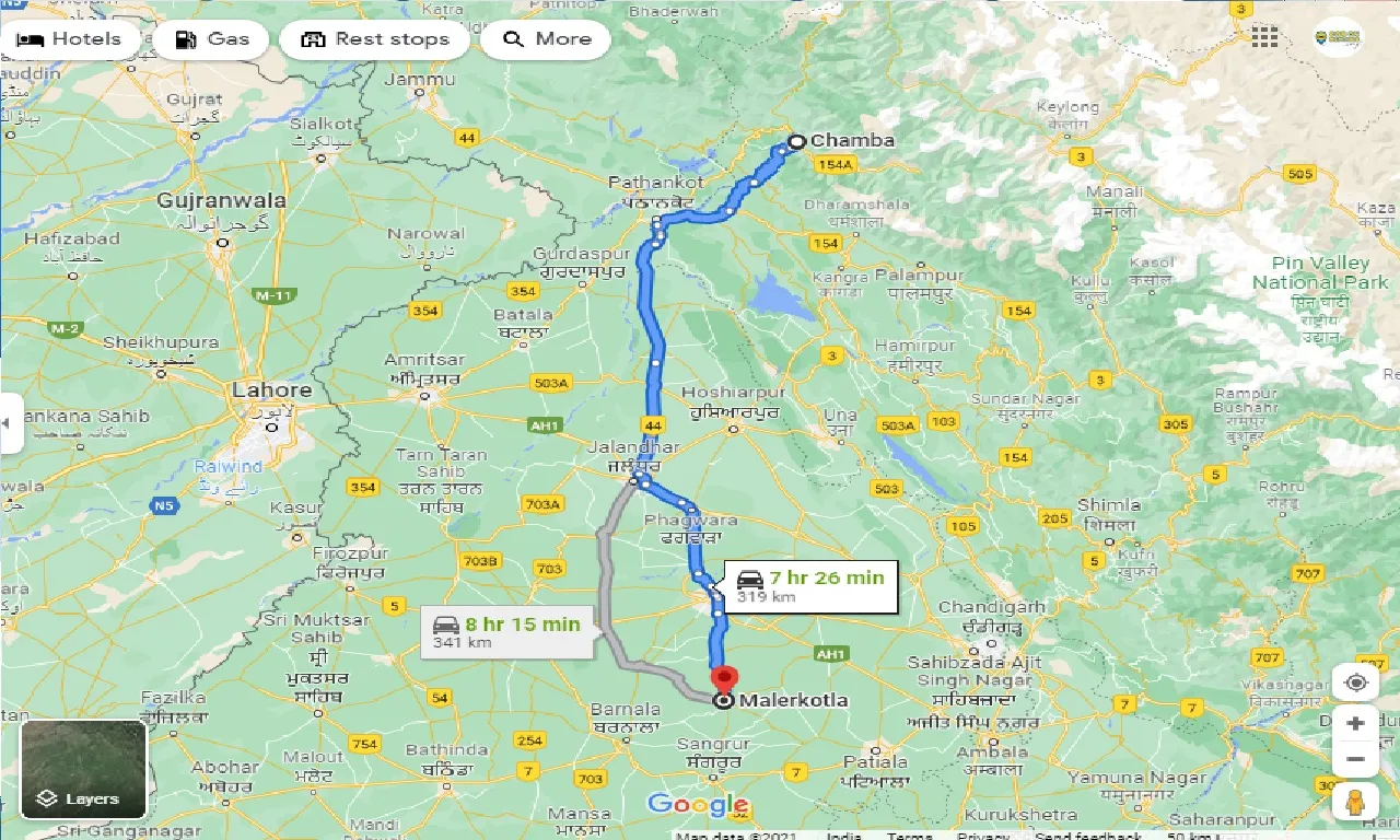 chamba-to-malerkotla-one-way