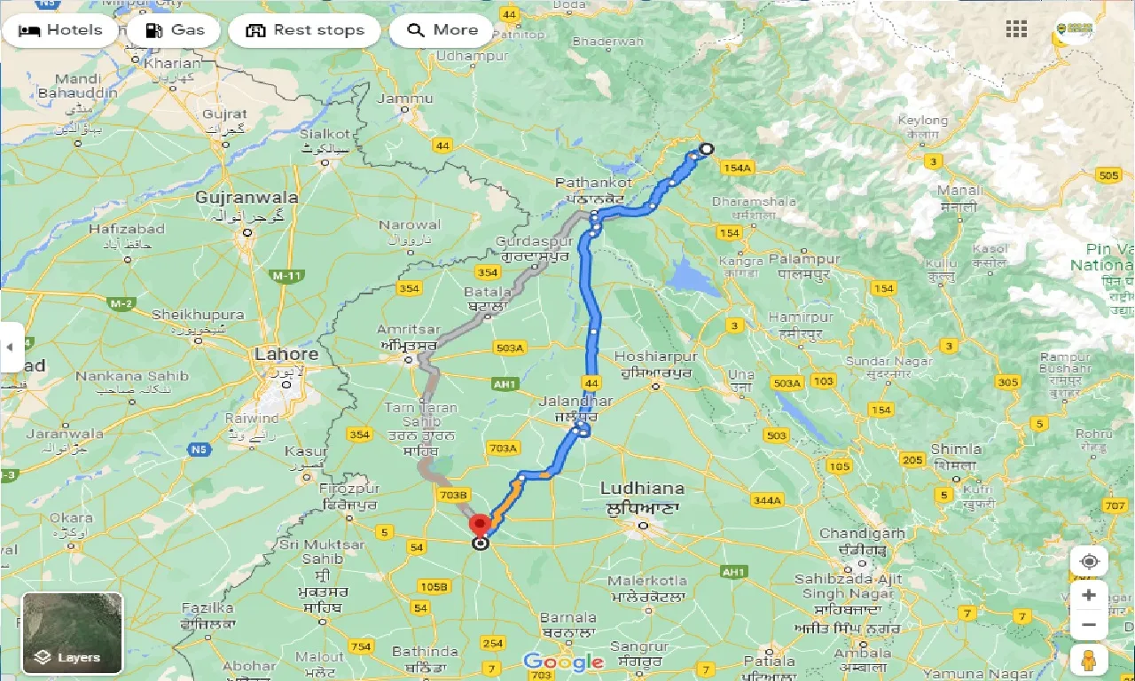 chamba-to-moga-taxi