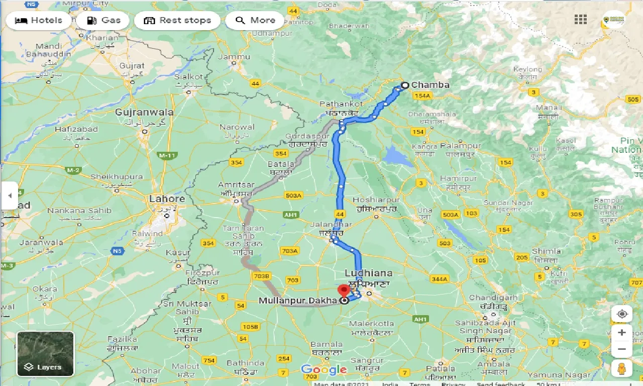 chamba-to-mullanpur-dakha-taxi