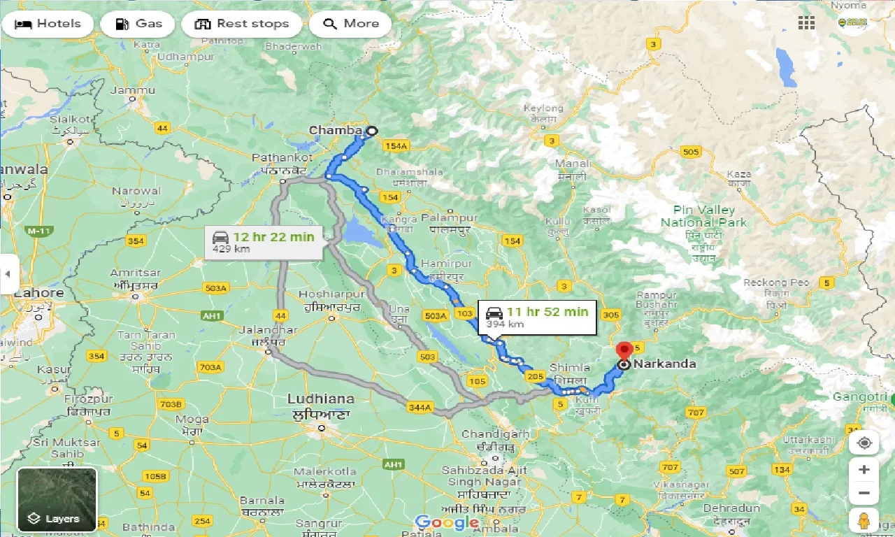 chamba-to-narkanda-one-way