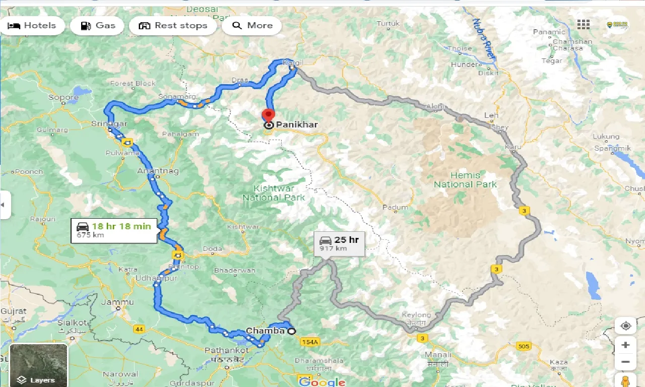 chamba-to-panikhar-taxi
