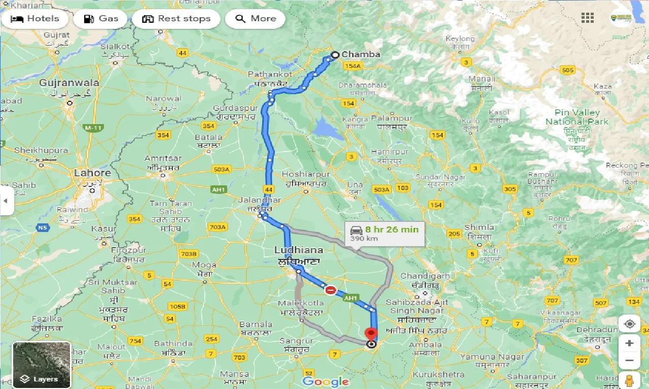 chamba-to-patiala-taxi