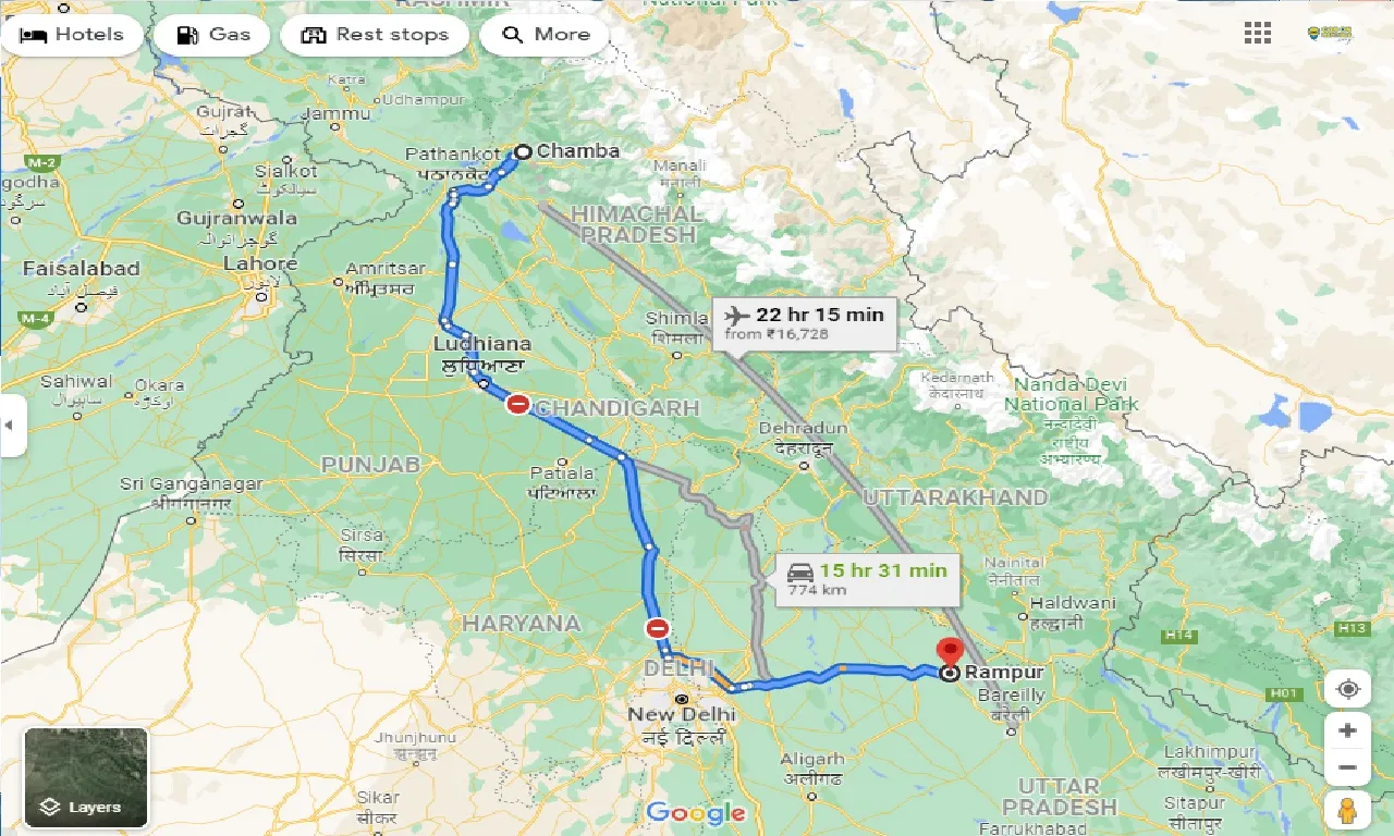 chamba-to-rampur-taxi