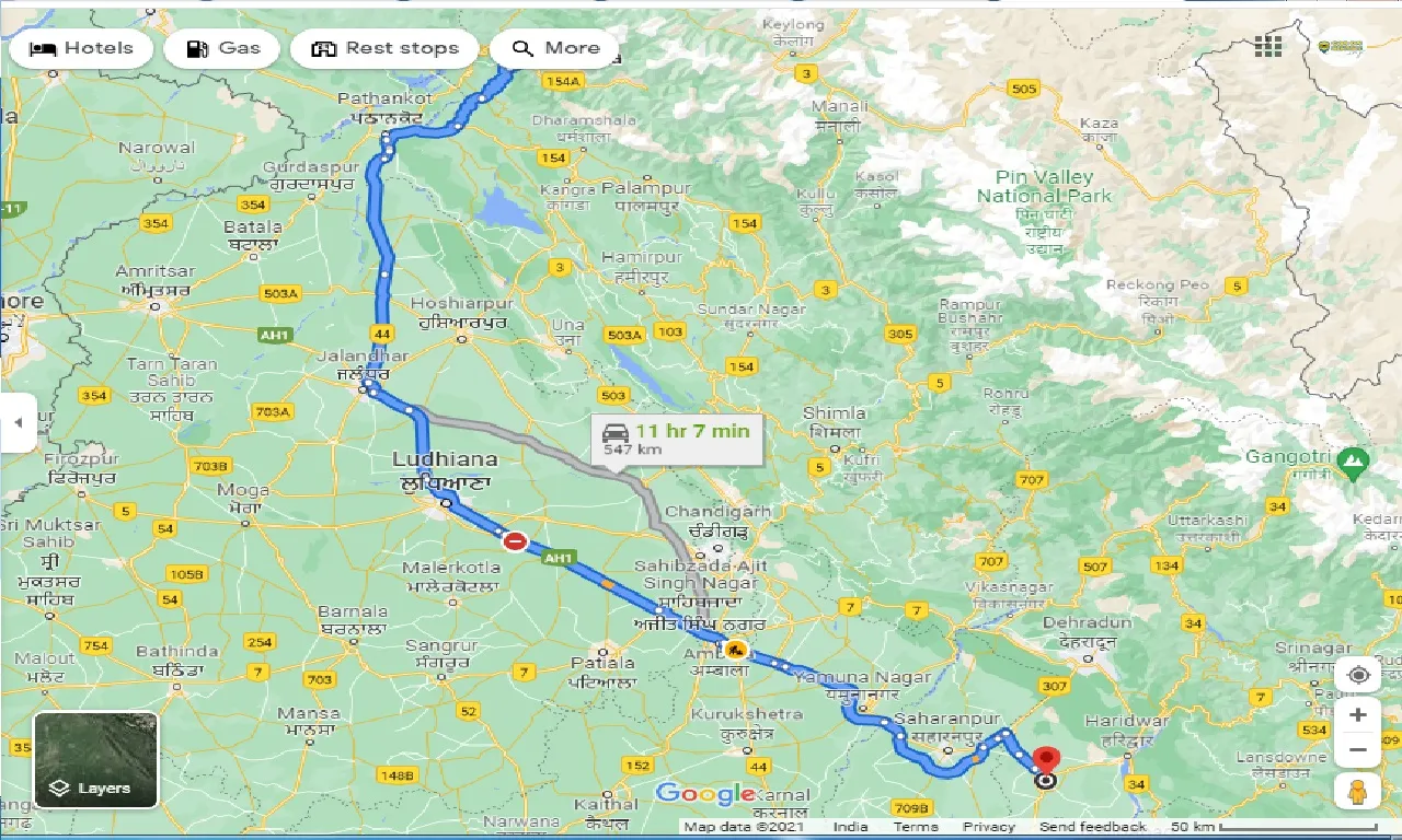 chamba-to-roorkee-taxi