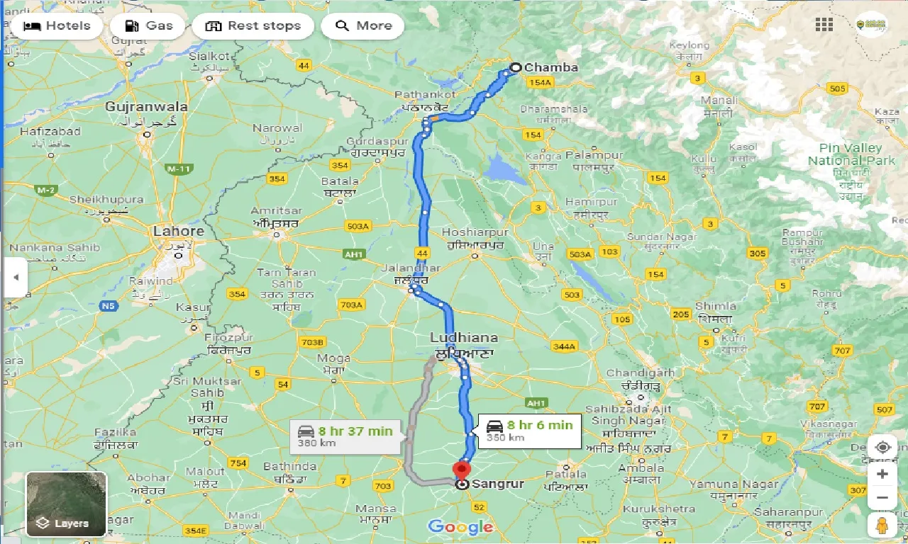 chamba-to-sangrur-taxi