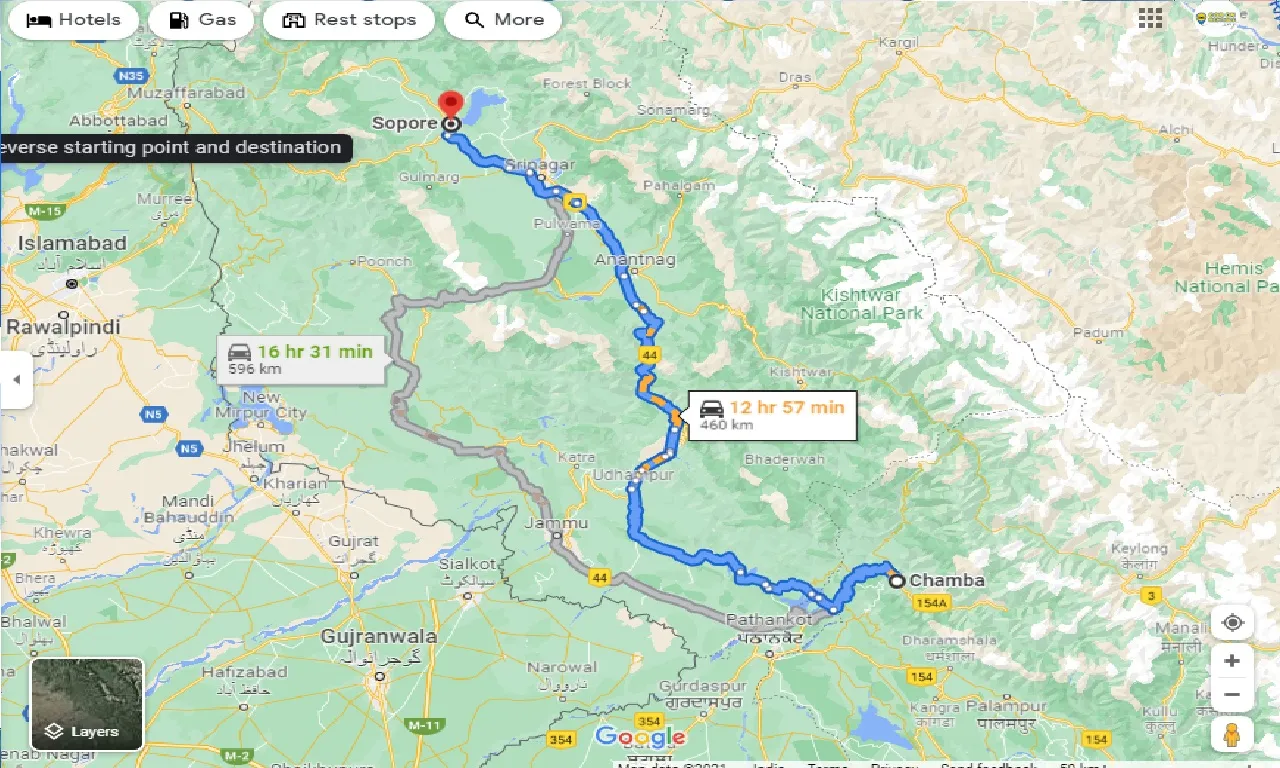 chamba-to-sopore-taxi