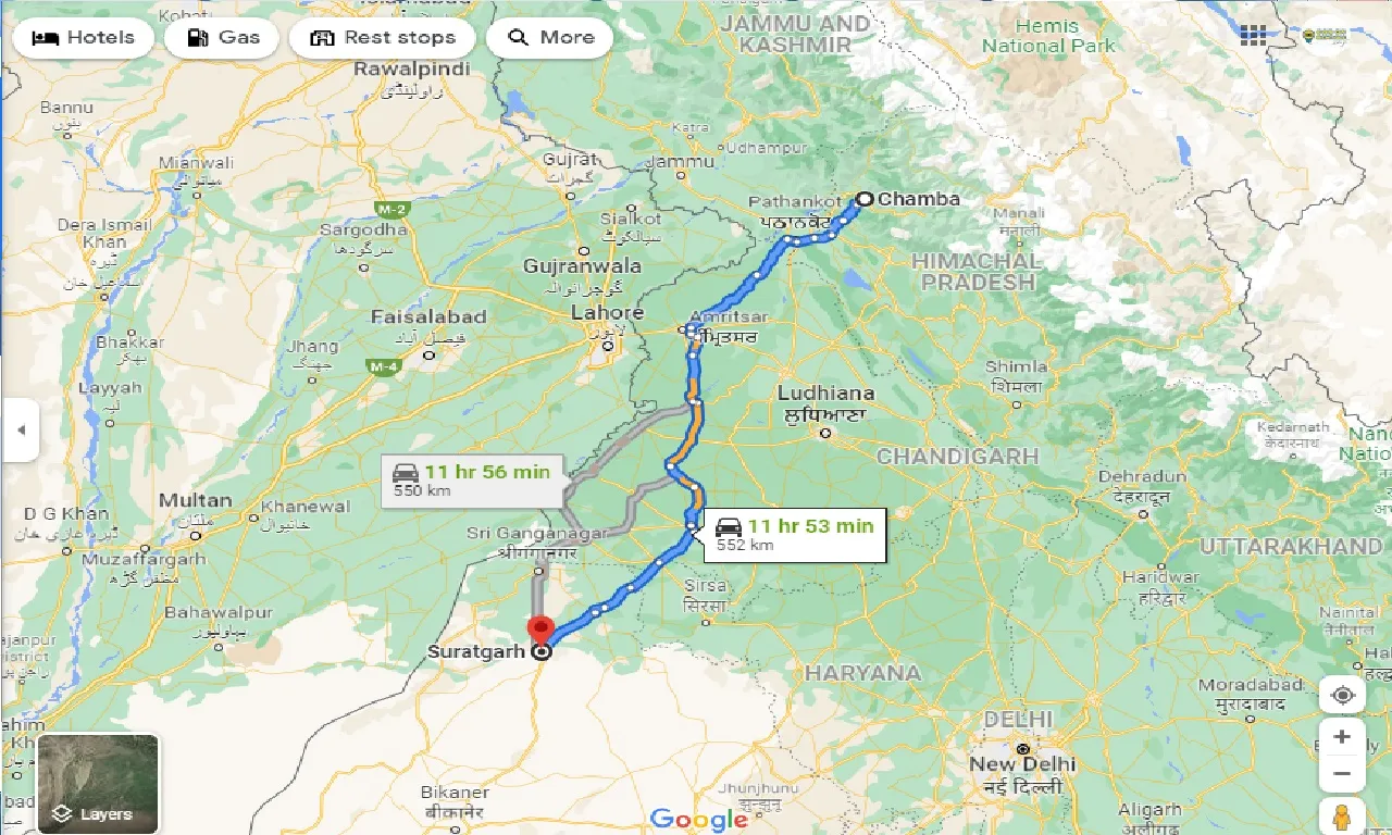 chamba-to-suratgarh-taxi