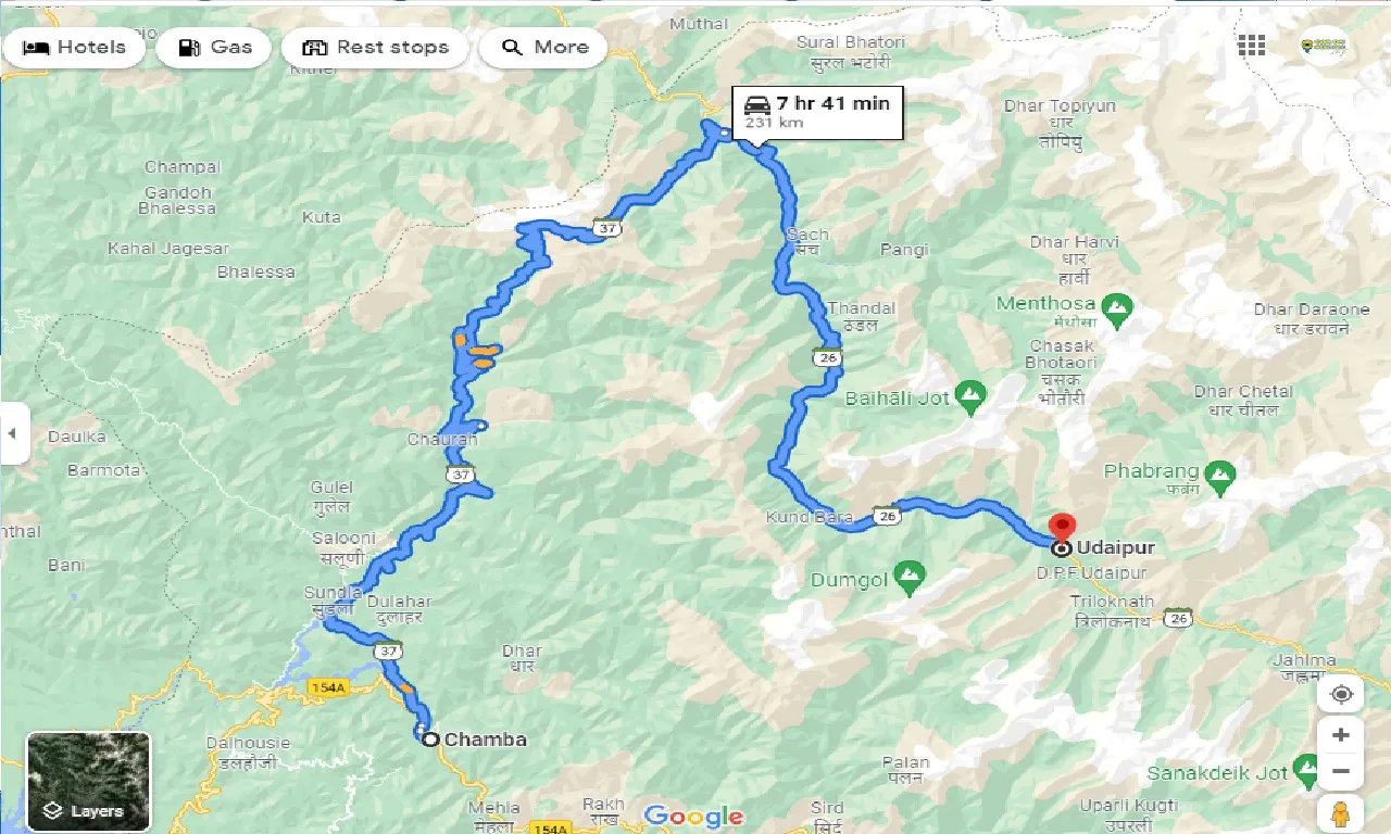 chamba-to-udaipur-one-way