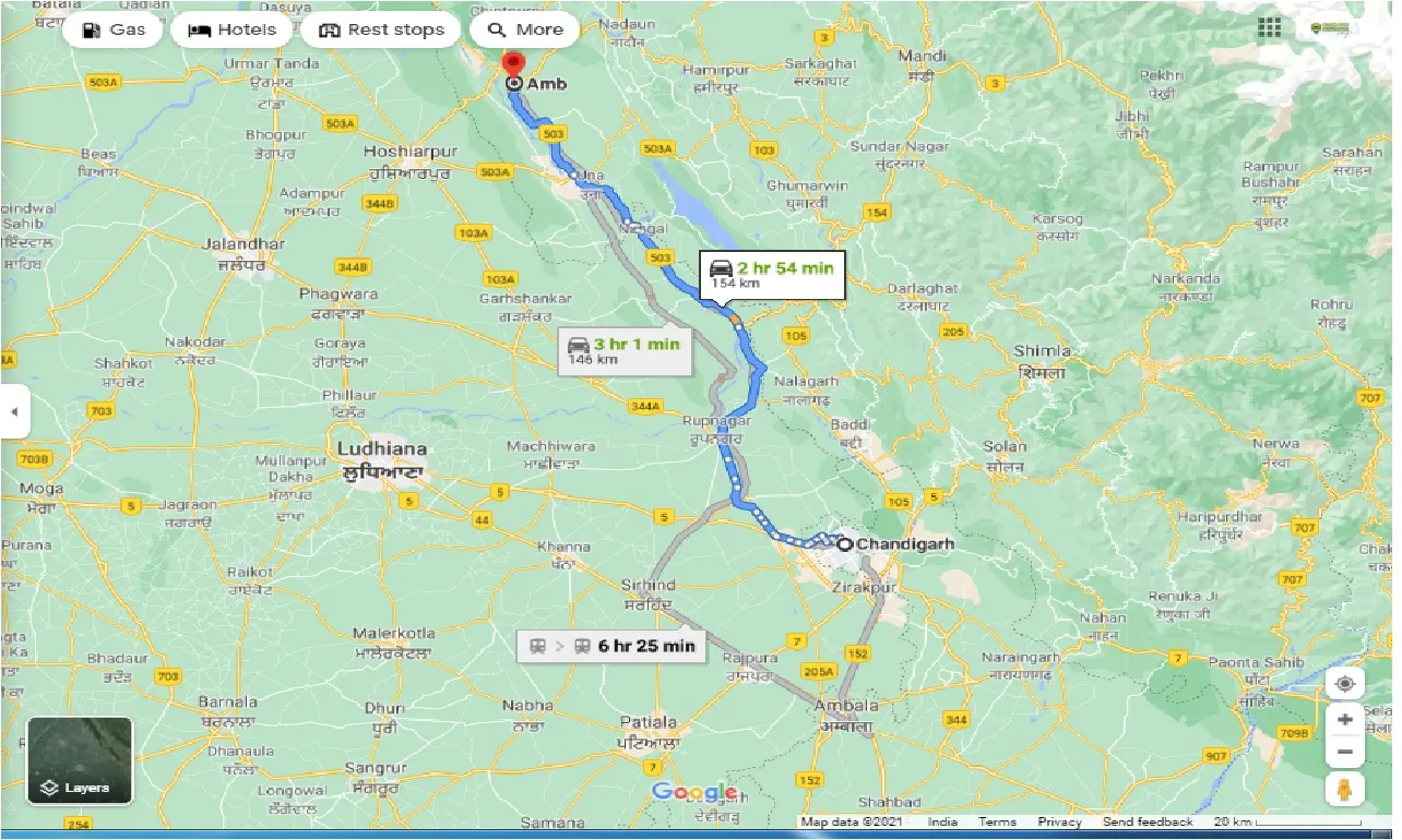 chandigarh-to-amb-round-trip
