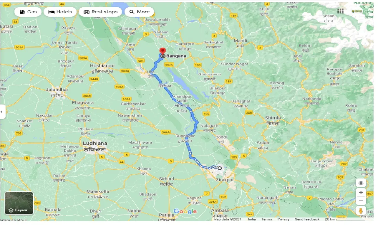 chandigarh-to-bangana-round-trip